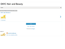 Tablet Screenshot of onychairandbeauty.blogspot.com