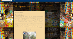 Desktop Screenshot of peripatetic-journal.blogspot.com