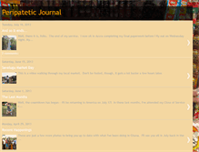 Tablet Screenshot of peripatetic-journal.blogspot.com