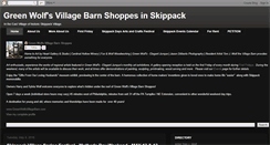 Desktop Screenshot of greenwolfsvillagebarnshoppes.blogspot.com