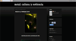 Desktop Screenshot of metalculturaresistencia.blogspot.com