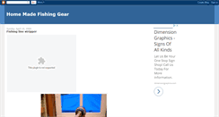 Desktop Screenshot of homemadefishinggear.blogspot.com