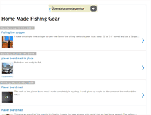 Tablet Screenshot of homemadefishinggear.blogspot.com