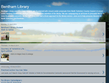 Tablet Screenshot of benthamlibrary.blogspot.com