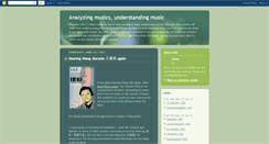 Desktop Screenshot of analyzing-music-understanding-musics.blogspot.com