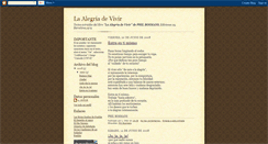 Desktop Screenshot of la-alegria-de-vivir.blogspot.com