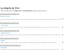 Tablet Screenshot of la-alegria-de-vivir.blogspot.com