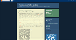 Desktop Screenshot of lascosasdetodoslosdias.blogspot.com