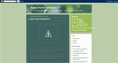 Desktop Screenshot of newatscience.blogspot.com