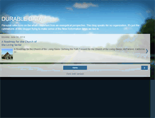 Tablet Screenshot of durabledata.blogspot.com