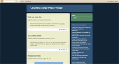 Desktop Screenshot of columbiagorgepeacevillage.blogspot.com