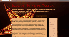 Desktop Screenshot of blogdenotasdetomica.blogspot.com