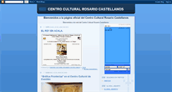 Desktop Screenshot of centroculturalrosariocastellanos.blogspot.com