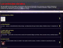 Tablet Screenshot of entresijosdelalma.blogspot.com