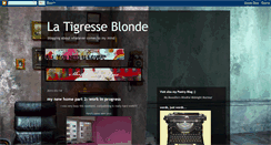Desktop Screenshot of latigresseblonde.blogspot.com