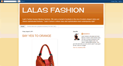 Desktop Screenshot of lalasfashion.blogspot.com