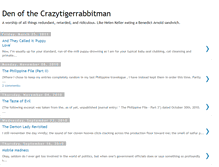 Tablet Screenshot of crazytigerrabbitman.blogspot.com