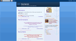 Desktop Screenshot of inscripcion-esnaola.blogspot.com