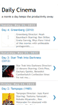 Mobile Screenshot of dailycinema.blogspot.com