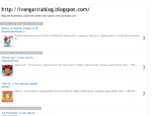 Tablet Screenshot of ivangarciablog.blogspot.com