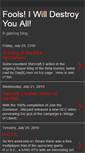 Mobile Screenshot of iwilldestroyyouall.blogspot.com