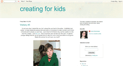 Desktop Screenshot of creatingforkids.blogspot.com