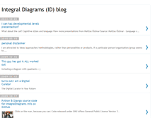 Tablet Screenshot of integraldiagrams.blogspot.com