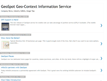 Tablet Screenshot of geospot-inc.blogspot.com