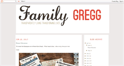 Desktop Screenshot of familygregg.blogspot.com