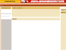 Tablet Screenshot of canaltvdeportiva-1.blogspot.com