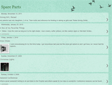 Tablet Screenshot of pieces-and-parts.blogspot.com