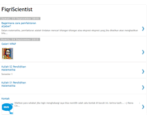 Tablet Screenshot of fiqriscientist.blogspot.com