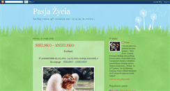 Desktop Screenshot of pasjazycia.blogspot.com