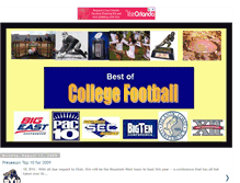 Tablet Screenshot of bestofcollegefootball.blogspot.com
