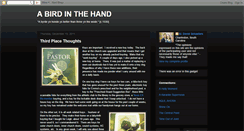 Desktop Screenshot of abirdinthehand.blogspot.com