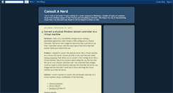 Desktop Screenshot of consultanerd.blogspot.com