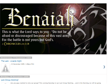 Tablet Screenshot of mightybenaiah.blogspot.com