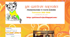 Desktop Screenshot of gatitossalvajes.blogspot.com