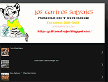 Tablet Screenshot of gatitossalvajes.blogspot.com