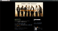 Desktop Screenshot of newj-popmusic.blogspot.com