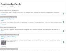 Tablet Screenshot of carolescreations.blogspot.com