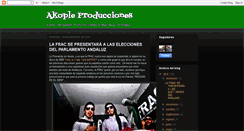 Desktop Screenshot of akopleproducciones.blogspot.com