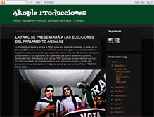 Tablet Screenshot of akopleproducciones.blogspot.com