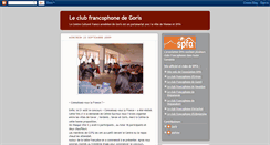 Desktop Screenshot of gorisfrancophone.blogspot.com