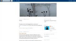Desktop Screenshot of concreteandflowers.blogspot.com