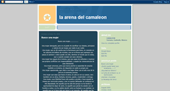 Desktop Screenshot of laarenadelcamaleon.blogspot.com