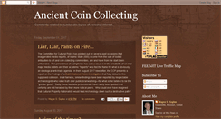 Desktop Screenshot of ancientcoincollecting.blogspot.com