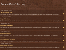 Tablet Screenshot of ancientcoincollecting.blogspot.com