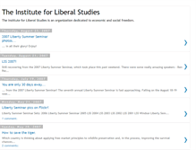 Tablet Screenshot of instituteforliberalstudies.blogspot.com