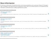 Tablet Screenshot of decoinformacion.blogspot.com